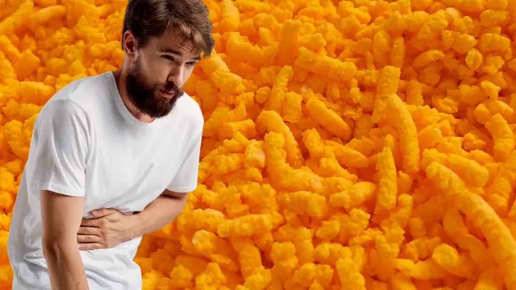 ﻿do hot cheetos make your poop red, allergic to cheetos symptoms, are spicy chips bad for you, can eating hot cheetos make your poop red, how long does it take for takis to digest, can takis make a hole in your stomach, are takis bad for your teeth, are takis fattening, what happens if you eat too many takis, can i eat hot cheetos with a sore throat, do takis make you fat,