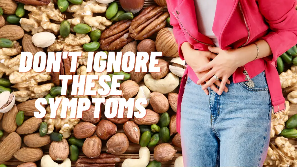 nuts causing stomach pain
