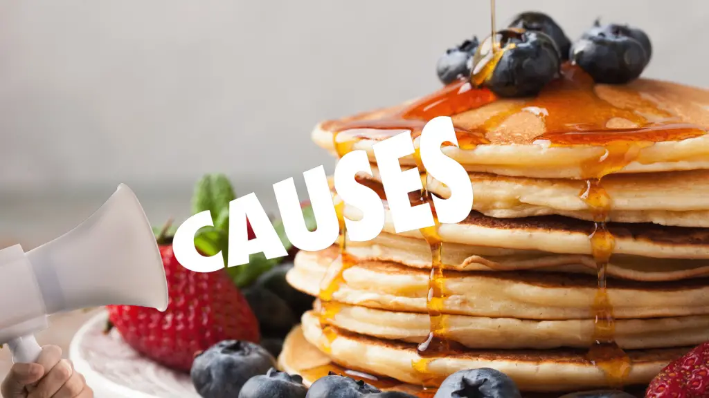 pancakes stomach pain causes