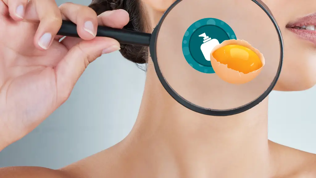 vaseline and egg yolk for face